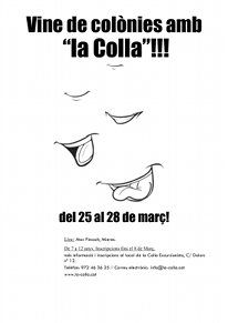 Cartell colonies colla 2012